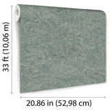 DecoratorsBest Fern Texture Dark Green Wallpaper