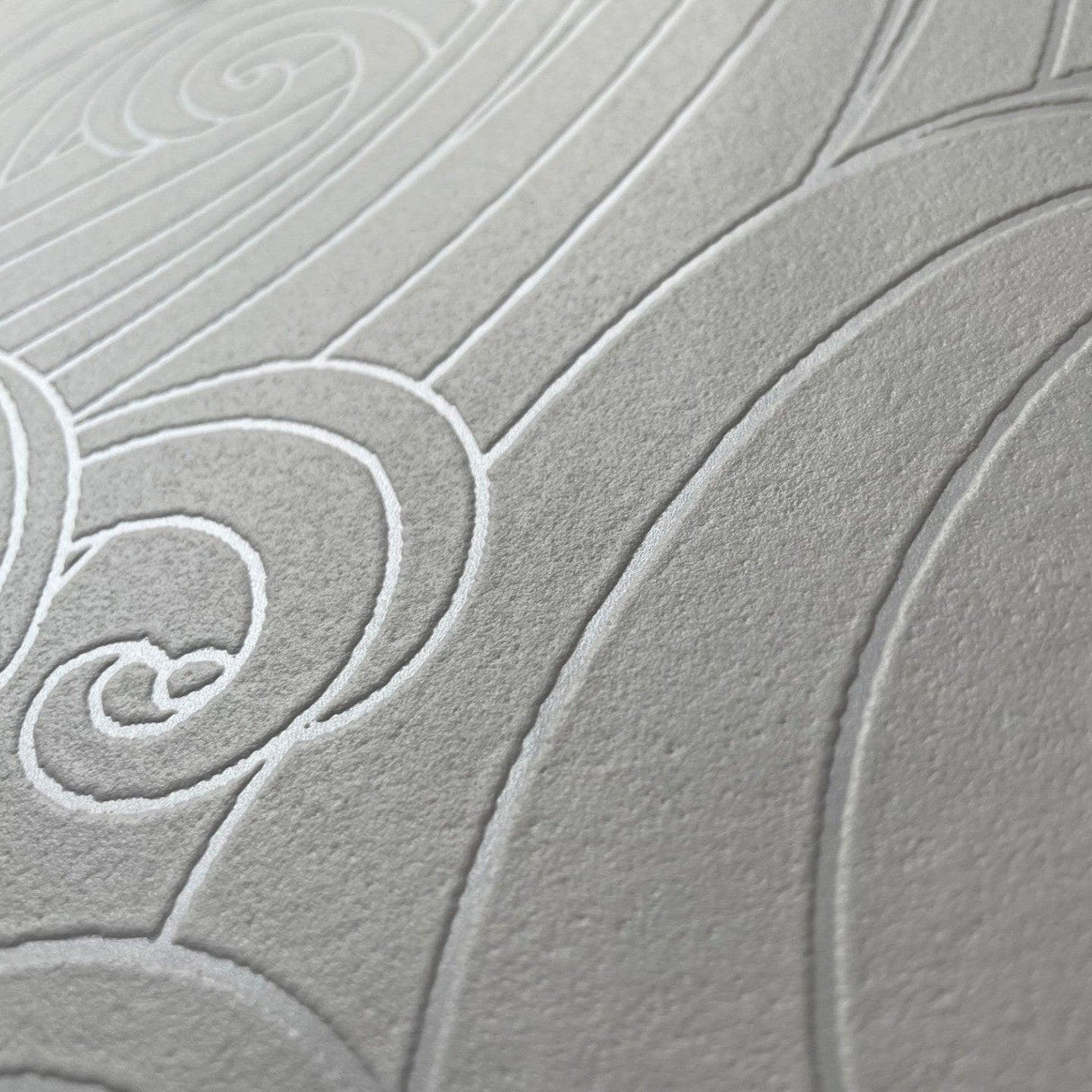 DecoratorsBest Big Wave White Wallpaper