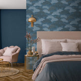 DecoratorsBest Bonsai Grove Blue Wallpaper