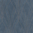 DecoratorsBest Gatsby Glamour Blue Texture Ground Wallpaper