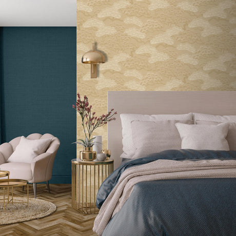 DecoratorsBest Bonsai Grove Sand Beige Wallpaper