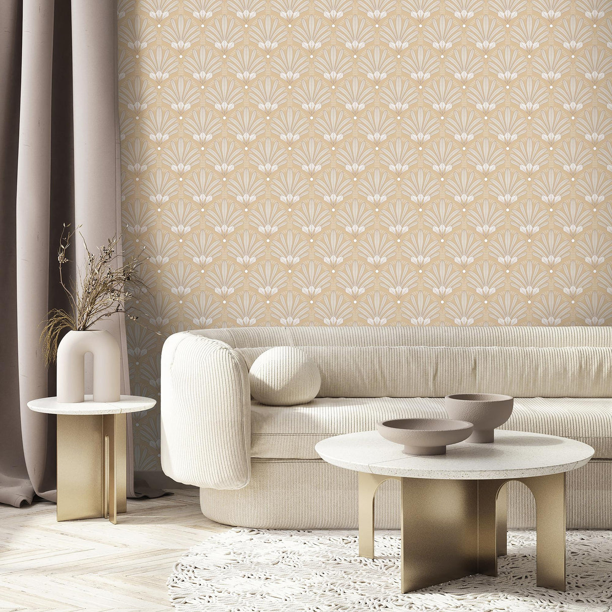 DecoratorsBest Elysian Fan Beige Wallpaper