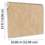 DecoratorsBest Gatsby Glamour Yellow Texture Ground Wallpaper