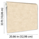 DecoratorsBest Washed Linen Texture Pale Yellow Wallpaper