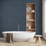 DecoratorsBest Big Wave Blue Wallpaper