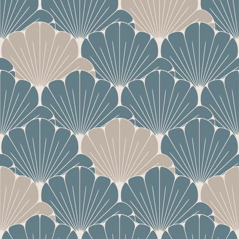 DecoratorsBest Giant Art Deco Gingko Leaf Green Wallpaper