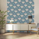 DecoratorsBest Giant Art Deco Gingko Leaf Green Wallpaper
