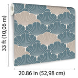 DecoratorsBest Giant Art Deco Gingko Leaf Green Wallpaper