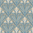 DecoratorsBest Victorian Bloom Green with Ochre Ground Wallpaper