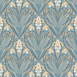 DecoratorsBest Victorian Bloom Green with Ochre Ground Wallpaper