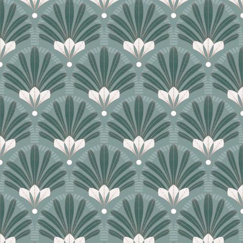 DecoratorsBest Elysian Fan Green Wallpaper