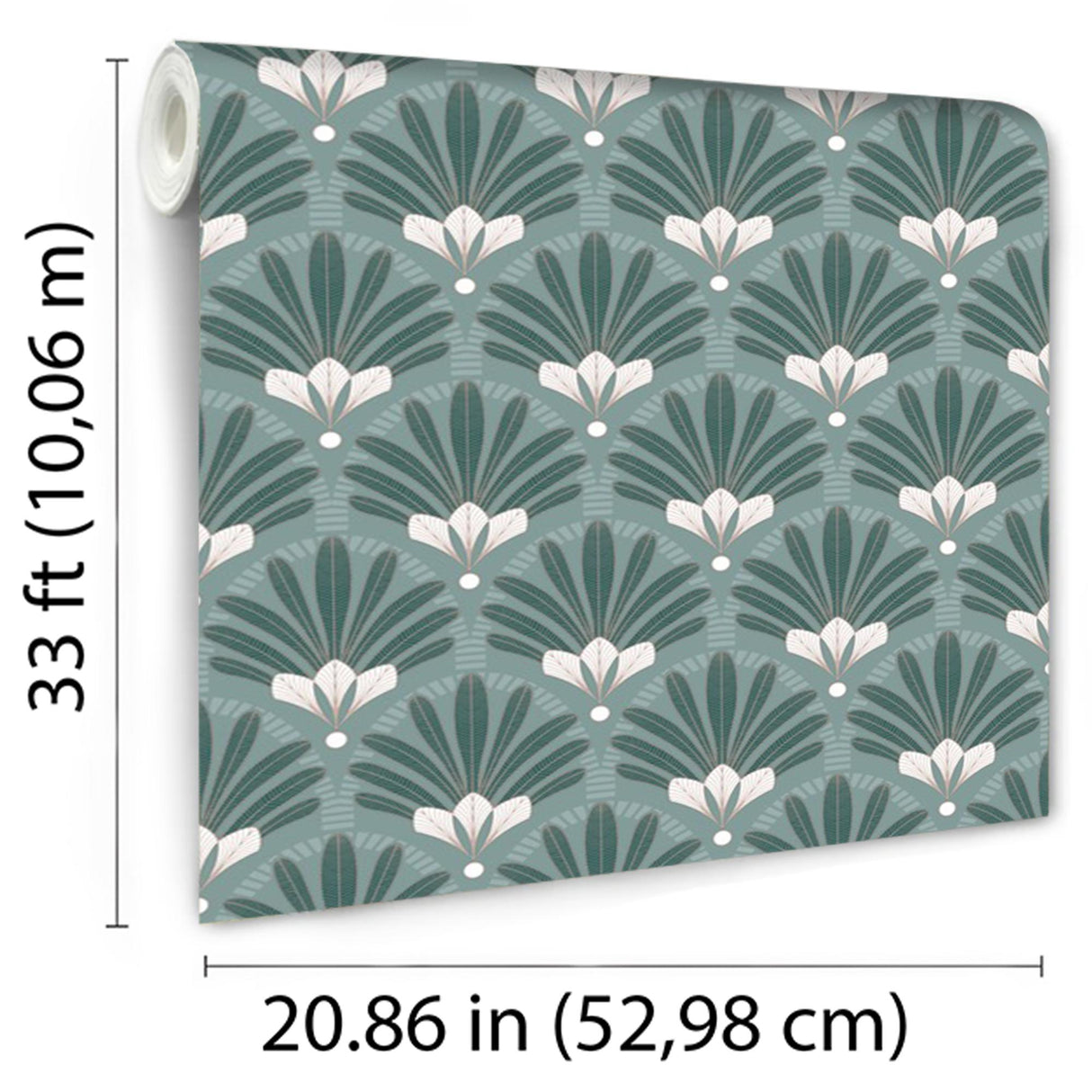 DecoratorsBest Elysian Fan Green Wallpaper