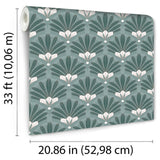 DecoratorsBest Elysian Fan Green Wallpaper