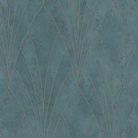 DecoratorsBest Gatsby Glamour Green Texture Ground Wallpaper
