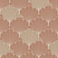 DecoratorsBest Giant Art Deco Gingko Leaf Burnt Orange Ochre Wallpaper