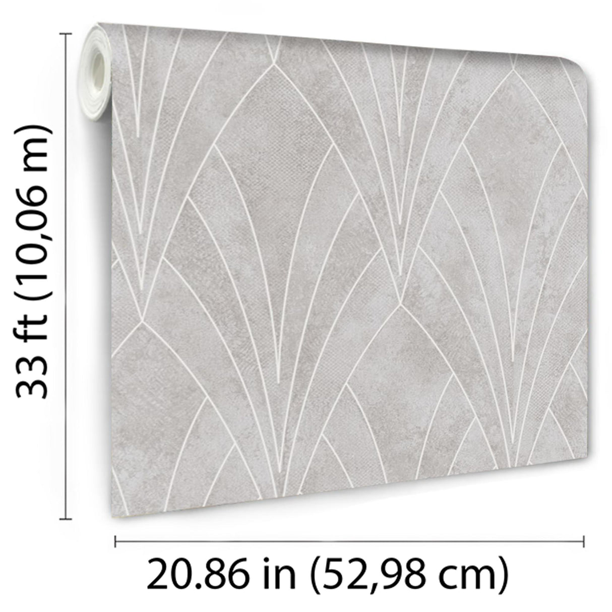 DecoratorsBest Gatsby Glamour Grey Texture Ground Wallpaper