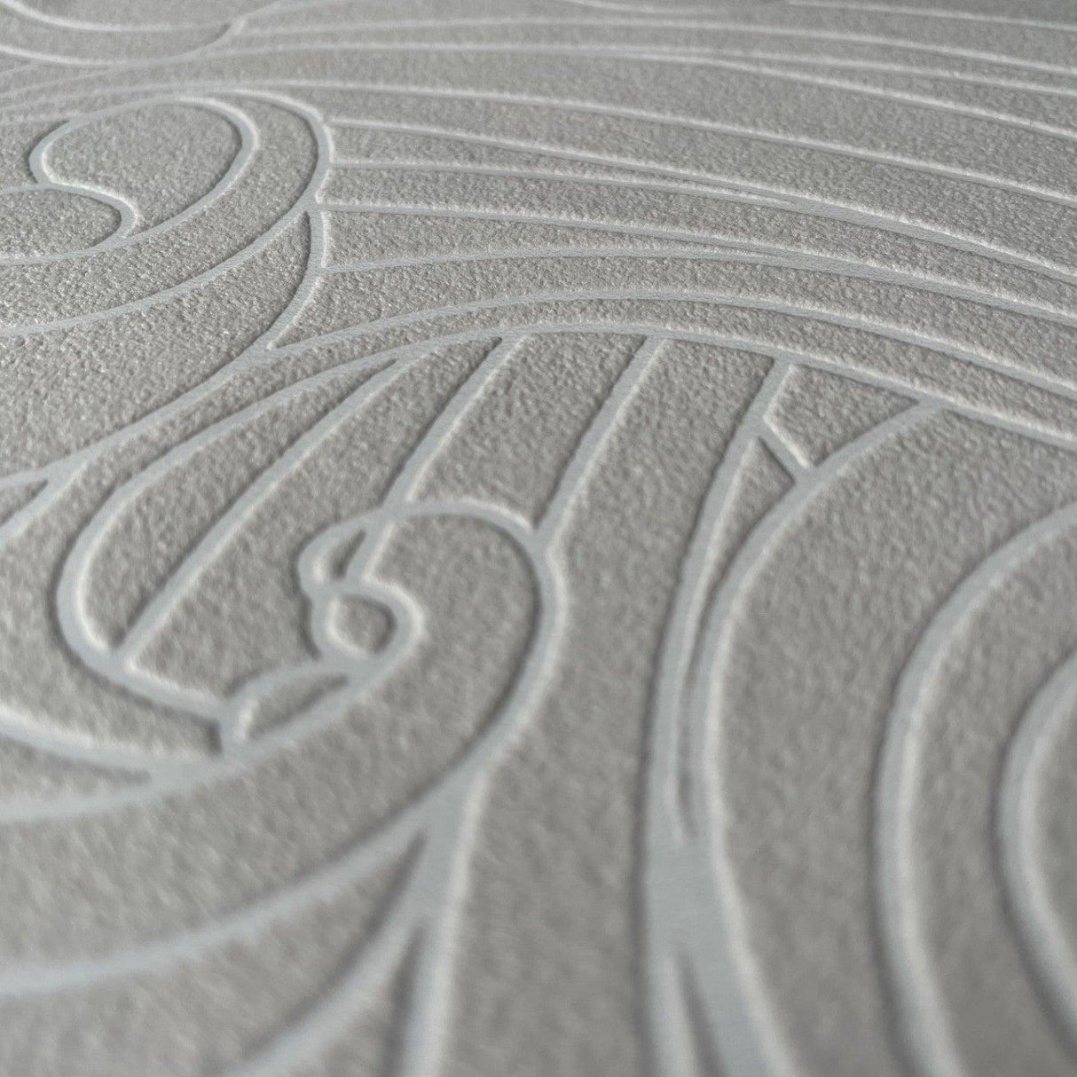 DecoratorsBest Big Wave Beige Cream Wallpaper