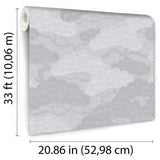 DecoratorsBest Bonsai Grove Light Grey Wallpaper