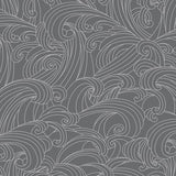 DecoratorsBest Big Wave Grey Wallpaper