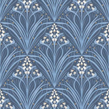 DecoratorsBest Victorian Bloom Blue Wallpaper