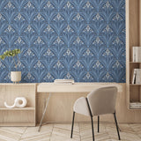 DecoratorsBest Victorian Bloom Blue Wallpaper