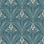 DecoratorsBest Victorian Bloom Dark Green Wallpaper