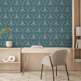 DecoratorsBest Victorian Bloom Dark Green Wallpaper