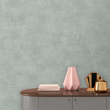 DecoratorsBest Washed Linen Texture Sage Green Wallpaper