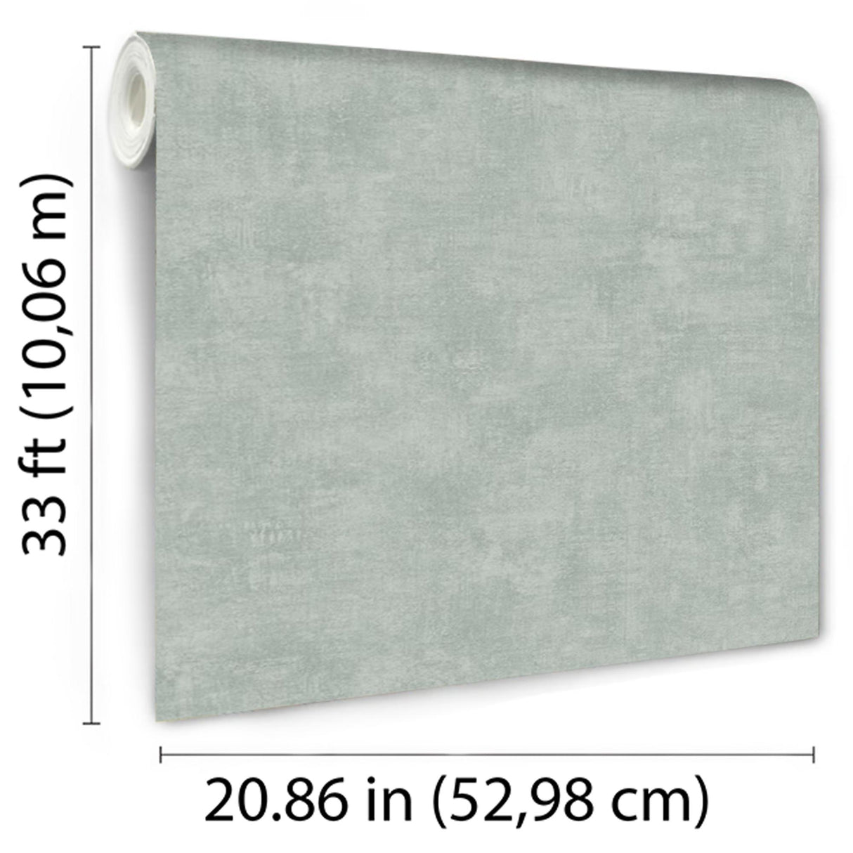 DecoratorsBest Washed Linen Texture Sage Green Wallpaper