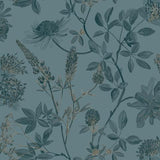 DecoratorsBest Botanical Print Green with Green Ground Wallpaper