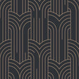 DecoratorsBest Arch Deco Black & Silver Wallpaper