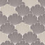 DecoratorsBest Giant Art Deco Gingko Leaf Grey & Cream Wallpaper