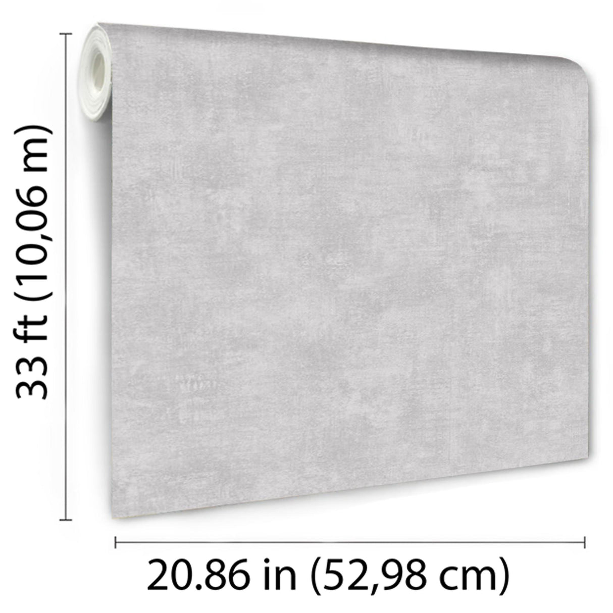 DecoratorsBest Washed Linen Texture Light Grey Wallpaper