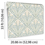 DecoratorsBest Victorian Bloom Light Green with Cream Ground Wallpaper