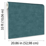 DecoratorsBest Washed Linen Texture Duck Green Wallpaper
