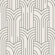DecoratorsBest Arch Deco White & Silver Wallpaper