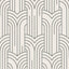 DecoratorsBest Arch Deco White & Silver Wallpaper