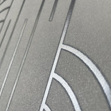 DecoratorsBest Arch Deco White & Silver Wallpaper