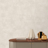 DecoratorsBest Washed Linen Texture Beige Cream Wallpaper