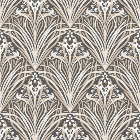 DecoratorsBest Victorian Bloom Black & Beige Wallpaper
