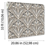 DecoratorsBest Victorian Bloom Black & Beige Wallpaper