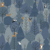 DecoratorsBest Enchanted Forest Starry Night Wallpaper