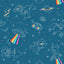 DecoratorsBest Space Adventures Blue Wallpaper