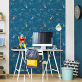 DecoratorsBest Space Adventures Blue Wallpaper
