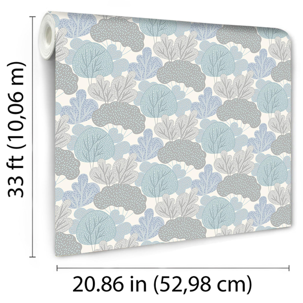 DecoratorsBest Little Woods Blue Wallpaper