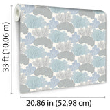 DecoratorsBest Little Woods Blue Wallpaper