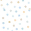 DecoratorsBest Polka Dot Party Blue Wallpaper