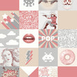 DecoratorsBest Pop Art Patchwork Pink Wallpaper