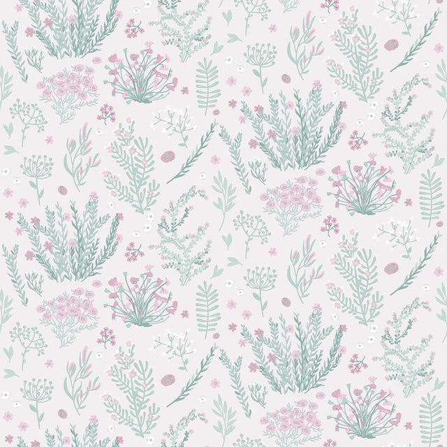 DecoratorsBest Mini Lovely Flowers Pink Wallpaper