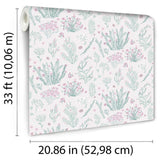 DecoratorsBest Mini Lovely Flowers Pink Wallpaper